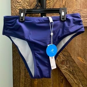 Cupshe navy blue bikini bottom only